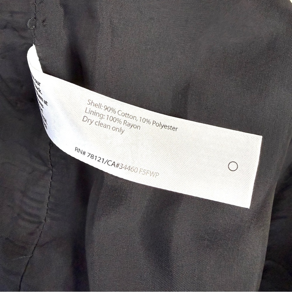 Eileen Fisher | Natural White Bouclé Long Collarless Coat Minimalist Parisian XL - Picture 6 of 8